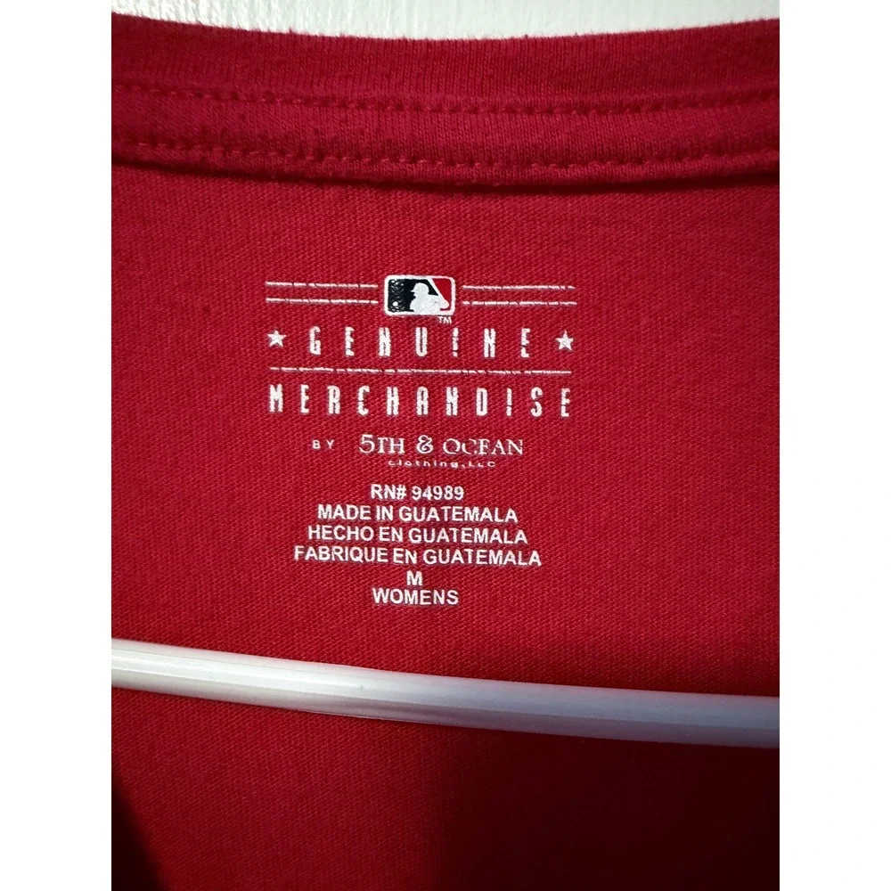 5th & Ocean St. Louis Cardinals Tank Top Womens M Red MLB - Picture 3 of 5